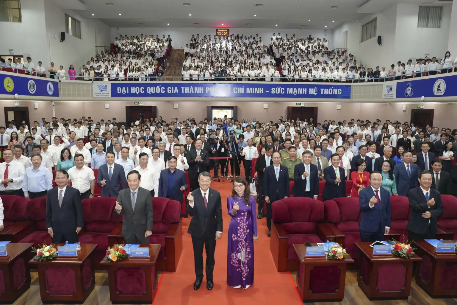 Lễ Khai khóa ĐHQG-HCM năm 2026: Khát vọng tự chủ công nghệ chiến lược bằng nhân tài Việt Nam